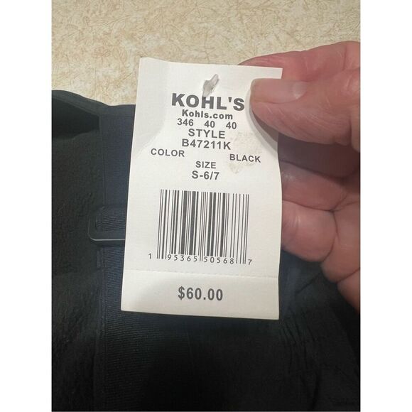 Zero X Posur Kids Bib Snow Pants Black Sz S 6-7 NWT - Picture 4 of 6